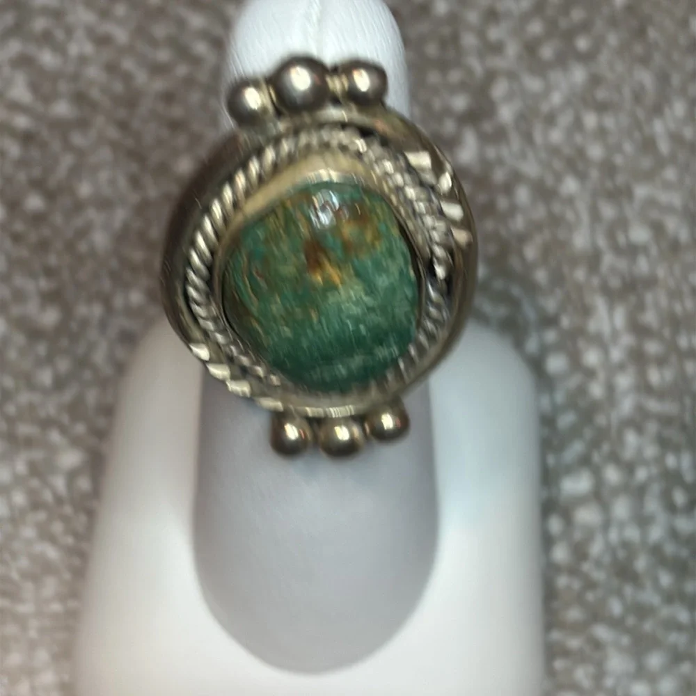 Turquoise and Sterling Ring